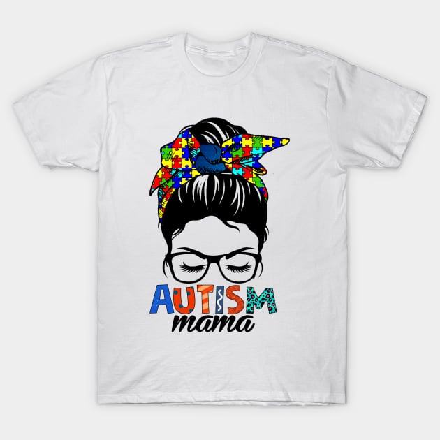 Autism Mama Gift For Women T-Shirt by US GIFT